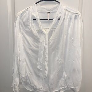 Free People White Blouse